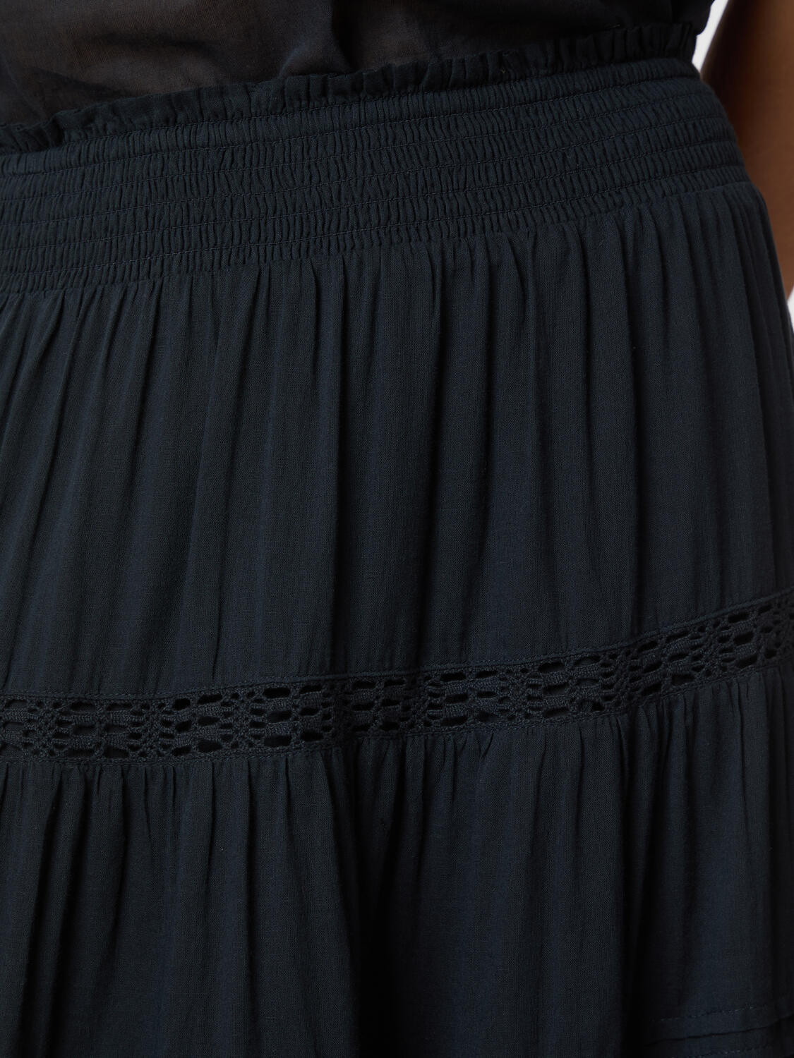 Felicia S Voile nederdel - navy